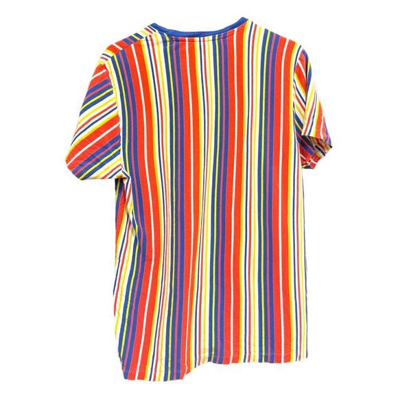 San Francisco Workshirt Multicolored Striped Y2K T-Shirt Large - Picture 2 of 5